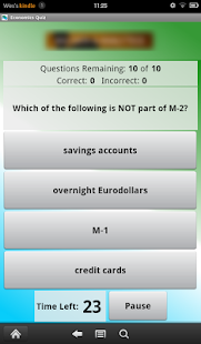 Economics Quiz Screenshots 1