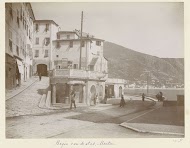 Straatgezicht in de kustplaats Menton