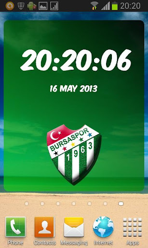 Bursaspor Digital Clock