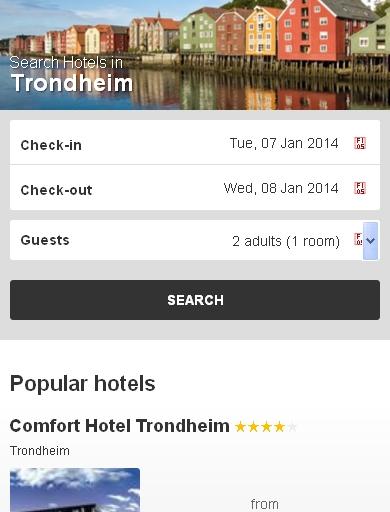Trondheim Hotel booking