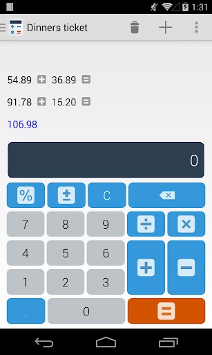 Calcudroid - Smart calculator