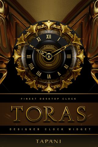 TORAS Luxury Clock Widget