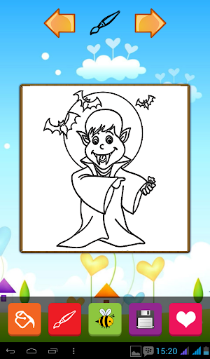 Dracula Coloring Pages