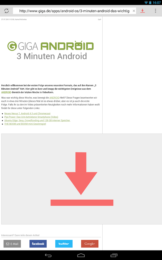 vGet (Stream, Download, DLNA) - screenshot