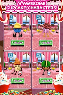 Free Download 3D Girly Girl Cupcake Run PRO APK for PC