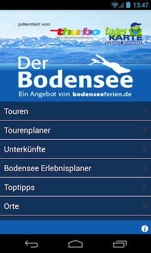 【免費旅遊App】Der Bodensee – Wander- und Rad-APP點子