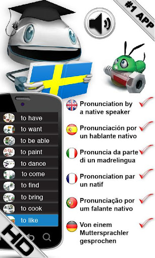 Swedish Verbs HD LearnBots