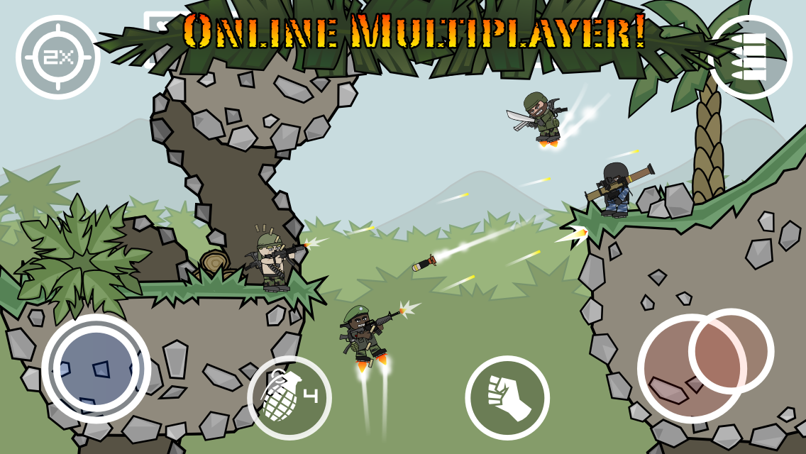  Doodle Army 2 : Mini Militia: captura de tela 