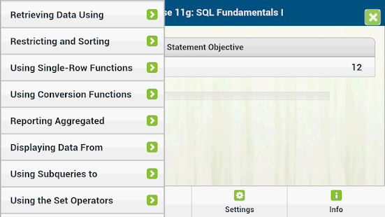 Free Flash for Oracle 11g SQL APK for Android