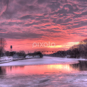 Canal Park sunrise by Blaine Stauffer - City,  Street & Park City Parks