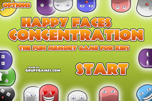 Happy Faces Concentration