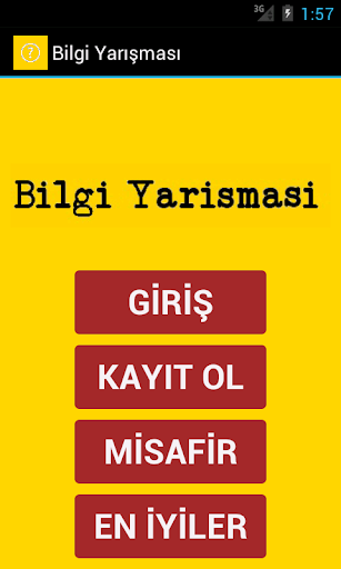 Bilgi Yarışması