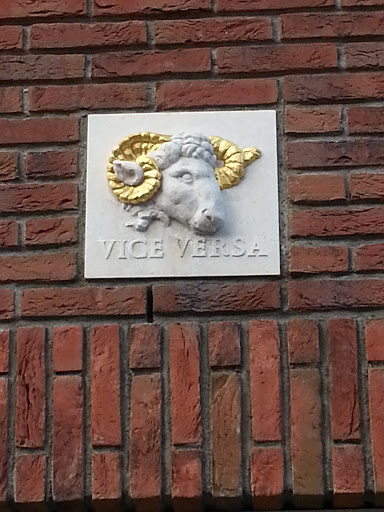 Vice Versa Golden Ram Gargoyle