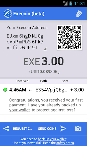 Execoin Wallet