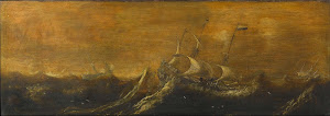 RIJKS: Andries van Eertvelt: Ships in a Storm 1652
