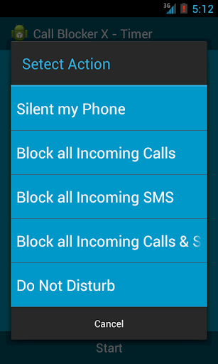 Call Blocker X - Peace Timer