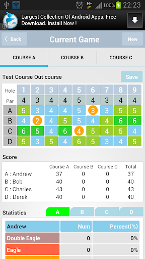 Golf GPS Scorecard Lite