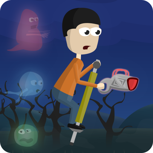 Pogo Stick Ghost Goosebumps LOGO-APP點子