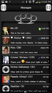 Lastest GO SMS - Silver Knuckles APK for PC