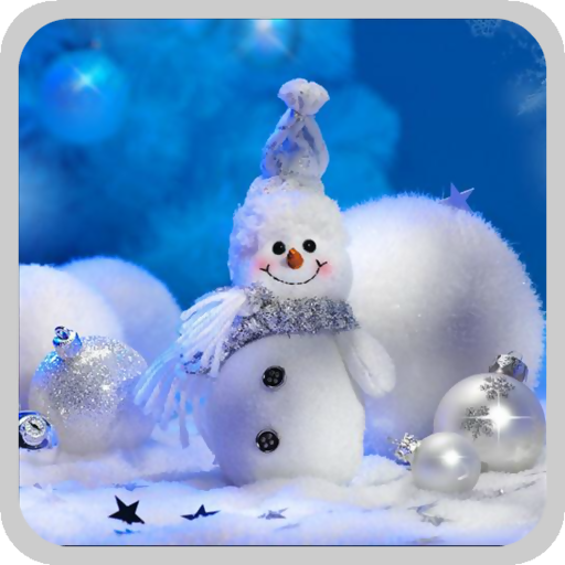 Christmas cute snowman LWP 個人化 App LOGO-APP開箱王