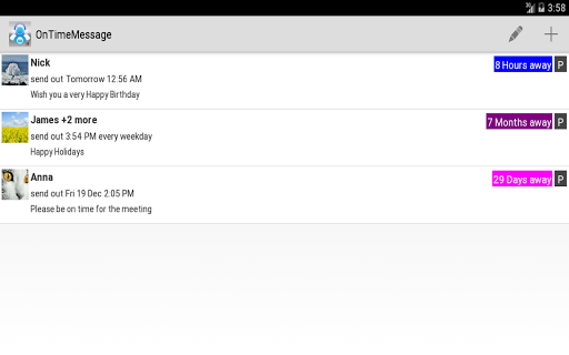【免費生產應用App】OnTime Message-APP點子