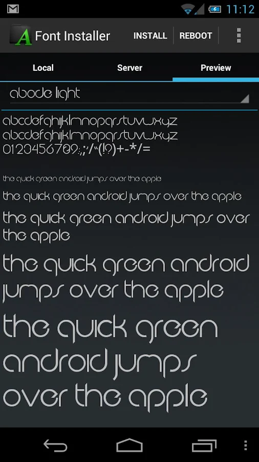 Font Installer ★ Root ★ - screenshot