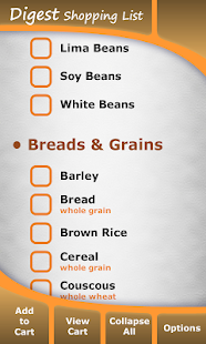 Free Digest Diet Shopping List APK for Android