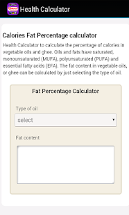 Free Download Health Calculator APK for PC
