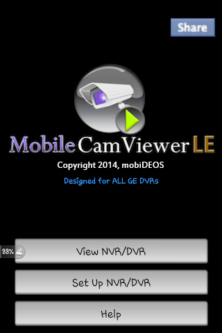 MobileCamViewer for GE DVRs