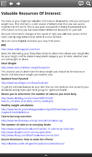 【免費書籍App】The Handbook for Weight Loss-APP點子