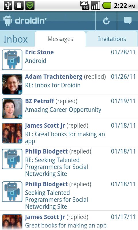 DroidIn Pro Screen 2