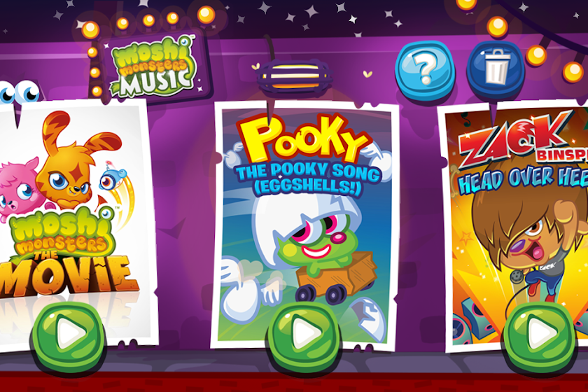 Moshi Monsters Music Screen 2