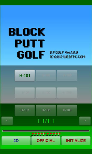 BLOCK PUTT GOLF