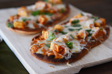 Chicken Tikka Pizzas: Another 20-Minute Meal
