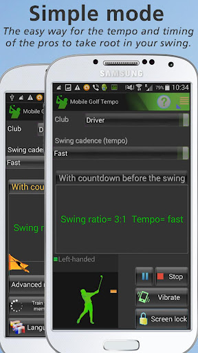 Mobile Golf Tempo Trial