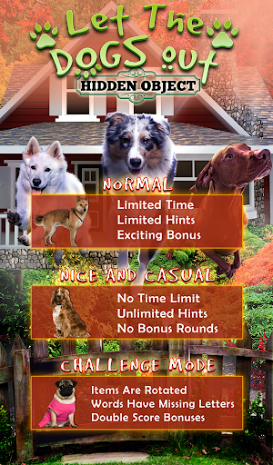 【免費休閒App】Hidden Object - Let Dogs Out!-APP點子