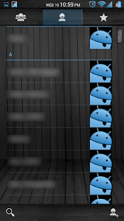 Black Wood Blue CM11 Theme - screenshot thumbnail