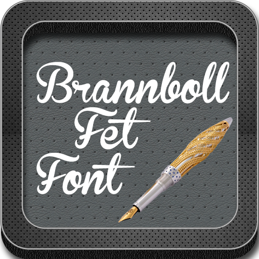 Brannboll Fet Font LOGO-APP點子