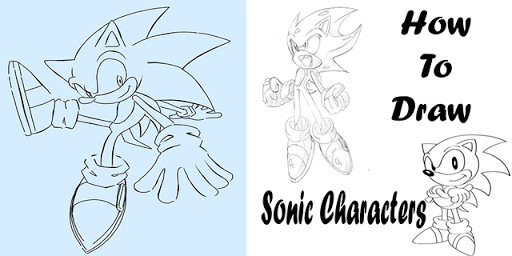 【免費生活App】How To Draw Sonic Characters-APP點子