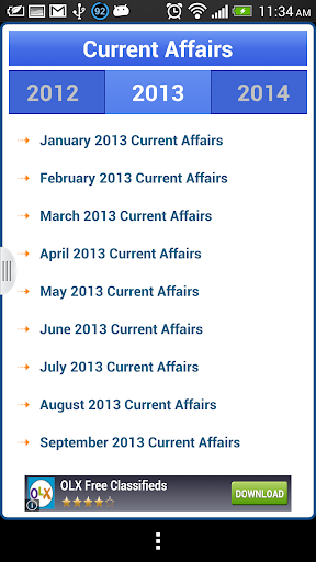 Current Affairs 2014