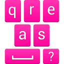 Pink Keyboard mobile app icon