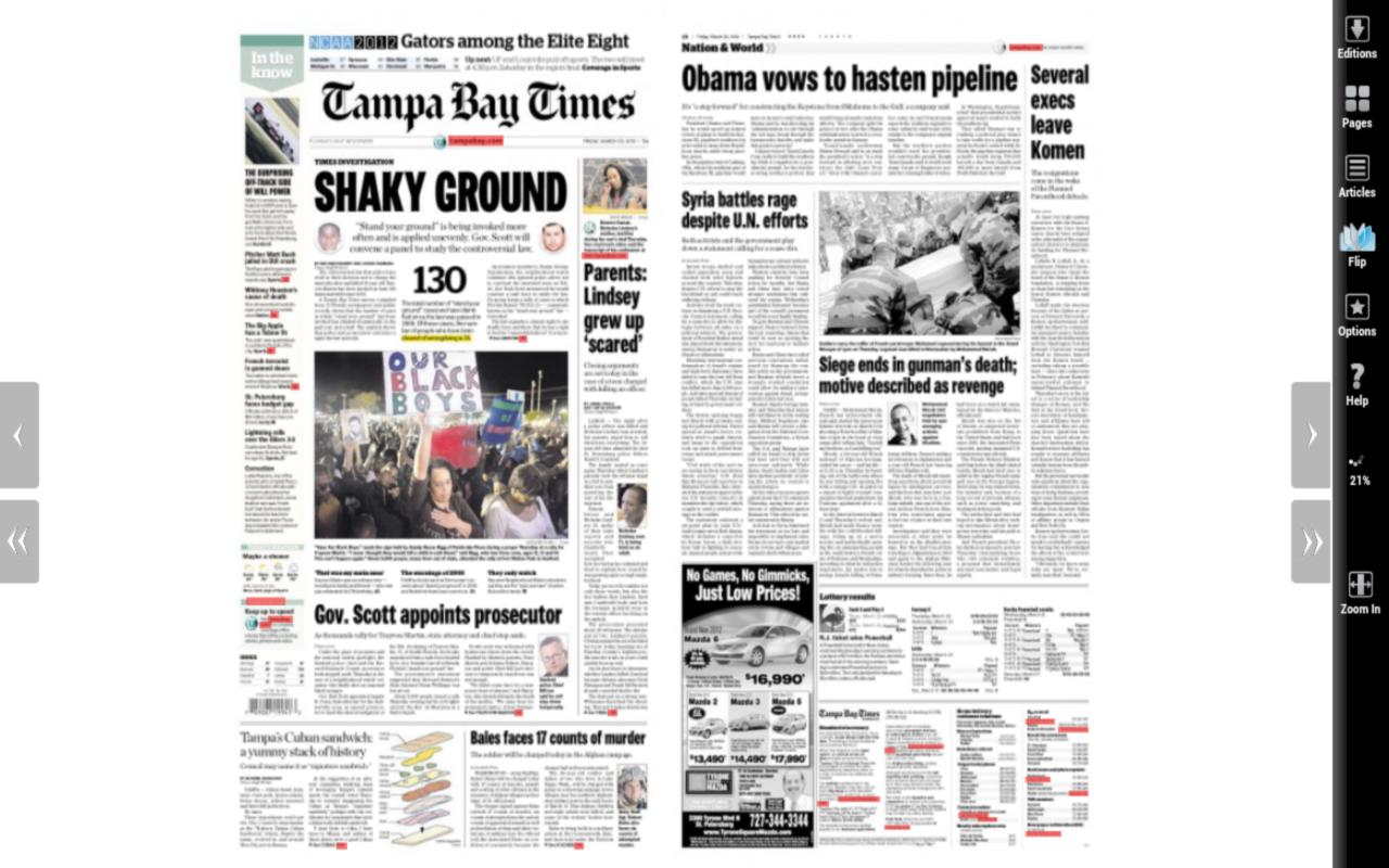 Tampa Bay Times enewspaper Android Apps on Google Play
