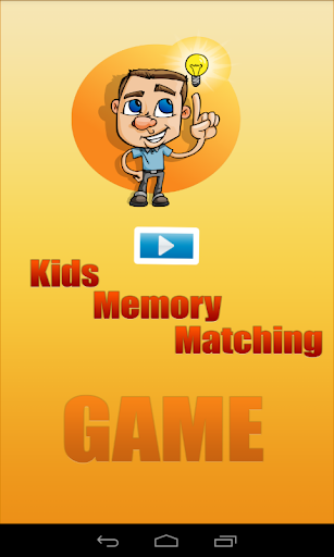 Kids Memory Matching Game App