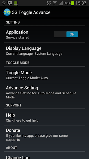 3G Toggle Advance