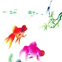Ink painting  Wallpaper logo