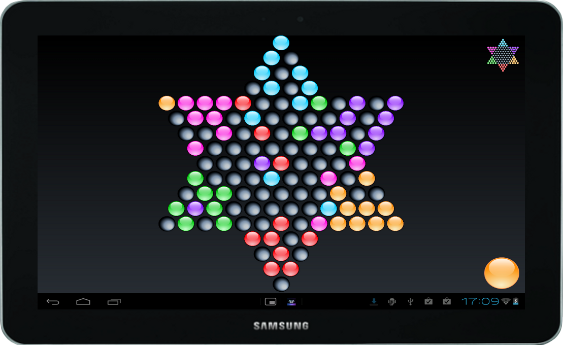 Android application Chinese Checkers screenshort