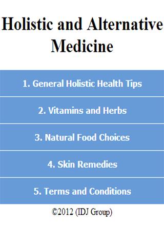 Holistic Alternative Medicine