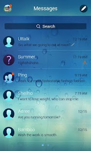 download (FREE) GO SMS PRO RAINY THEME free