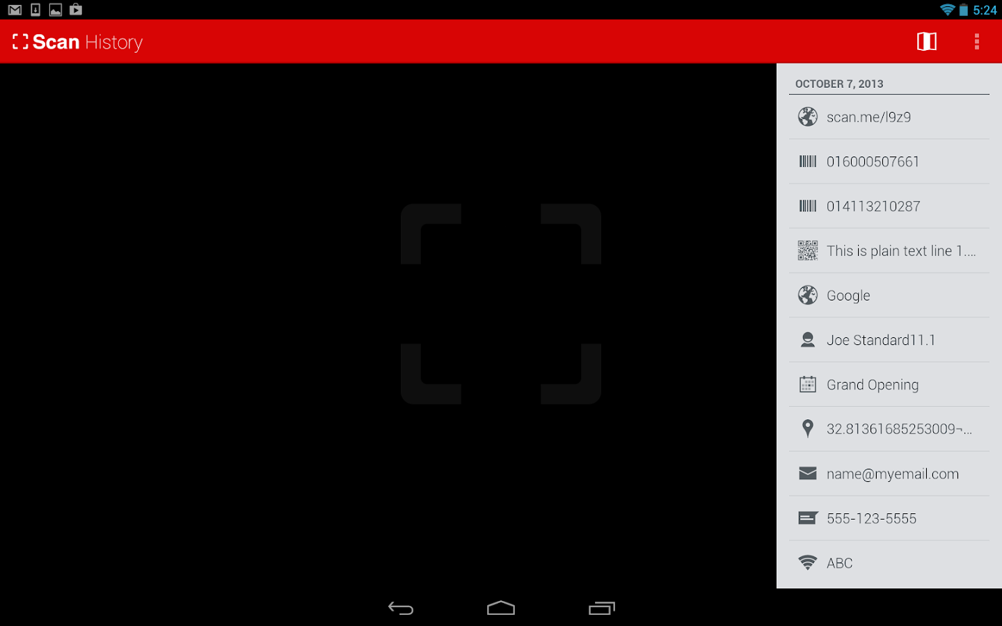 Scan - QR and Barcode Reader - screenshot