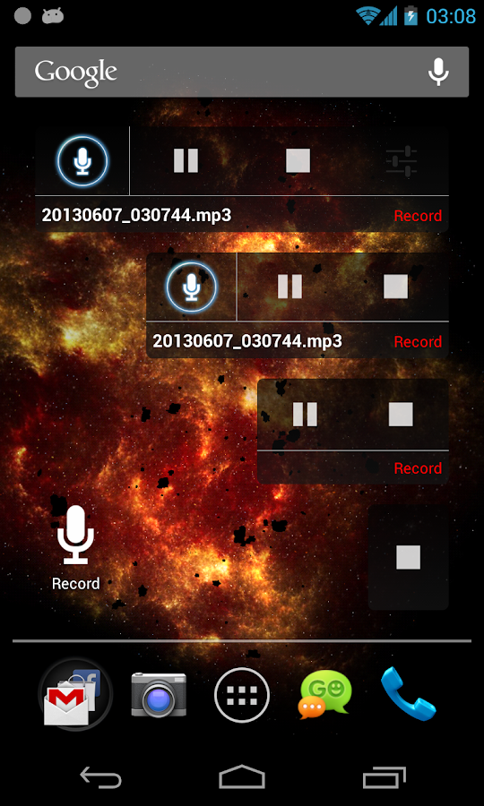 RecForge II Pro Audio Recorder - screenshot